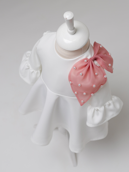 Rochita botez alba Juliette by Little Claire [6]