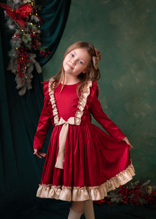 Rochita craciun fetite Merry- LittleClaire [3]