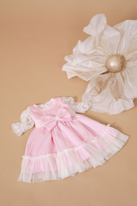 Rochita botez fetite Rose Charm by Little Claire [2]