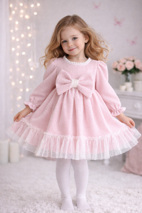 Rochita botez fetite Rose Charm by Little Claire [2]