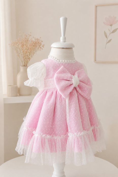 Rochita botez fetite Rose Charm by Little Claire [2]