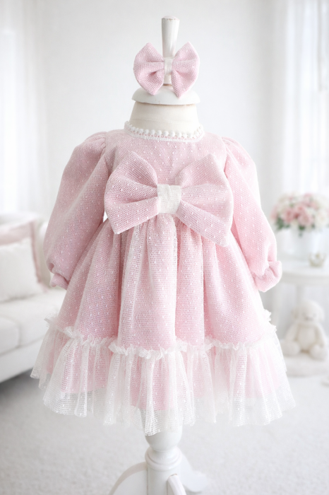 Rochita botez fetite Rose Charm by Little Claire [7]