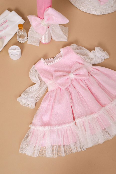 Rochita botez fetite Rose Charm by Little Claire [8]