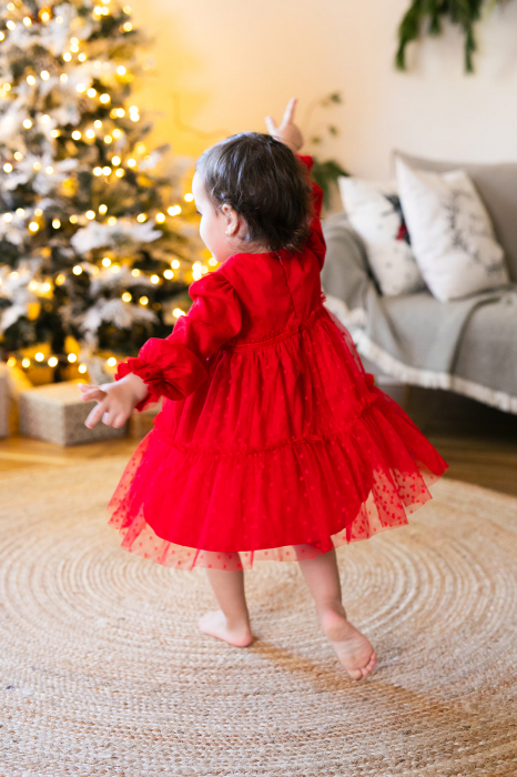 Rochita rosie fete Antonia- Little Claire [3]