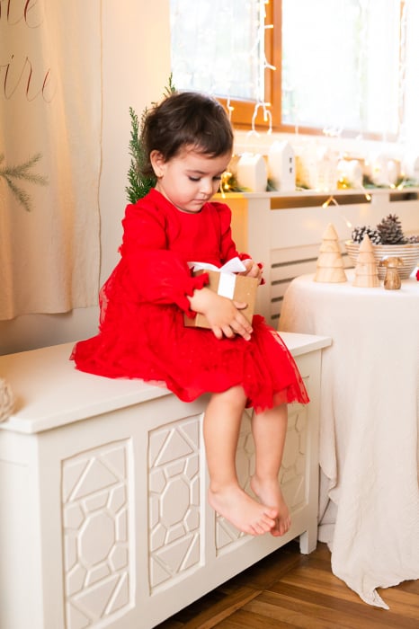 Rochita rosie fete Antonia- Little Claire [6]