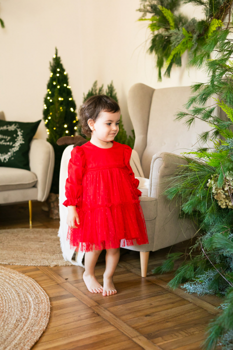 Rochita rosie fete Antonia- Little Claire [2]