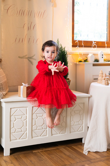 Rochita rosie fete Antonia- Little Claire [4]