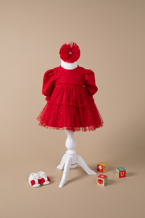 Rochita rosie fete Antonia- Little Claire [8]