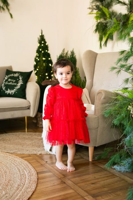 Rochita rosie fete Antonia- Little Claire [7]