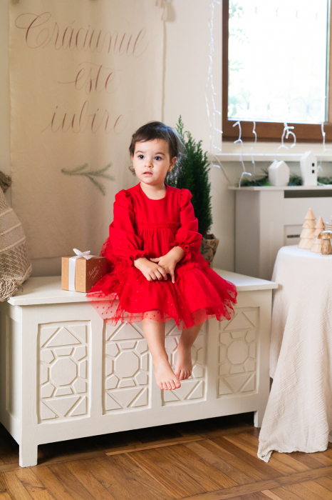 Rochita rosie fete Antonia- Little Claire [5]