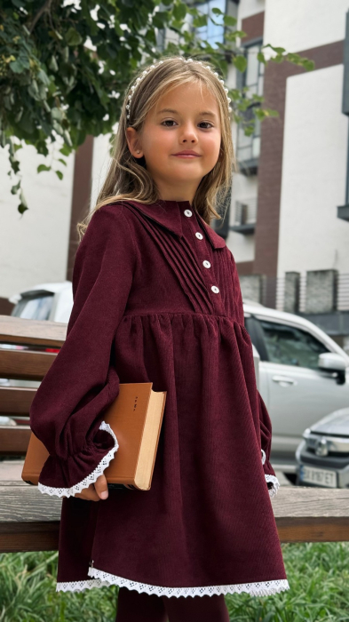 Rochita velur Linea burgundy editie limitata [2]