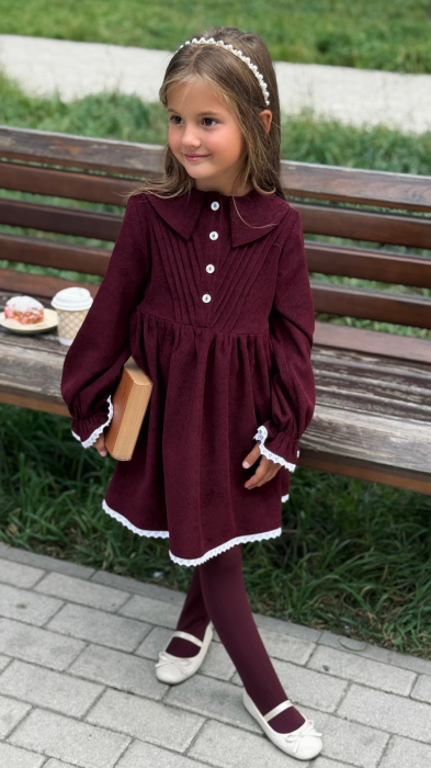 Rochita velur Linea burgundy editie limitata [5]