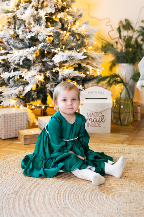 Rochita verde fetite Noel [7]