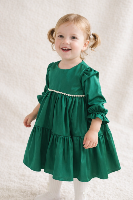 Rochita verde fetite Noel [2]