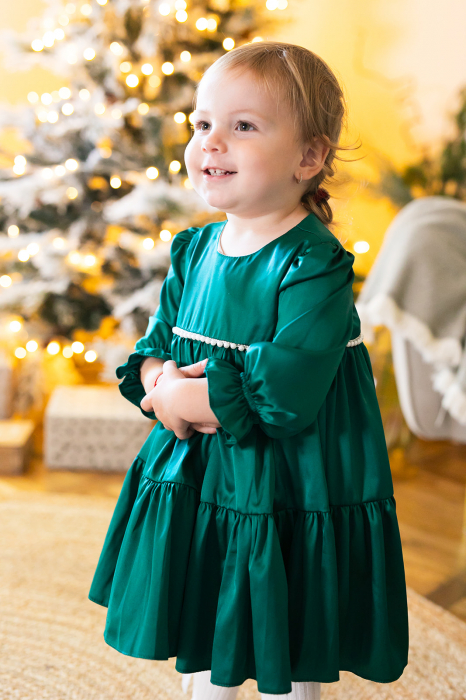 Rochita verde fetite Noel [4]