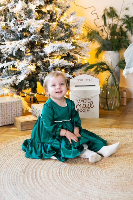 Rochita verde fetite Noel [6]