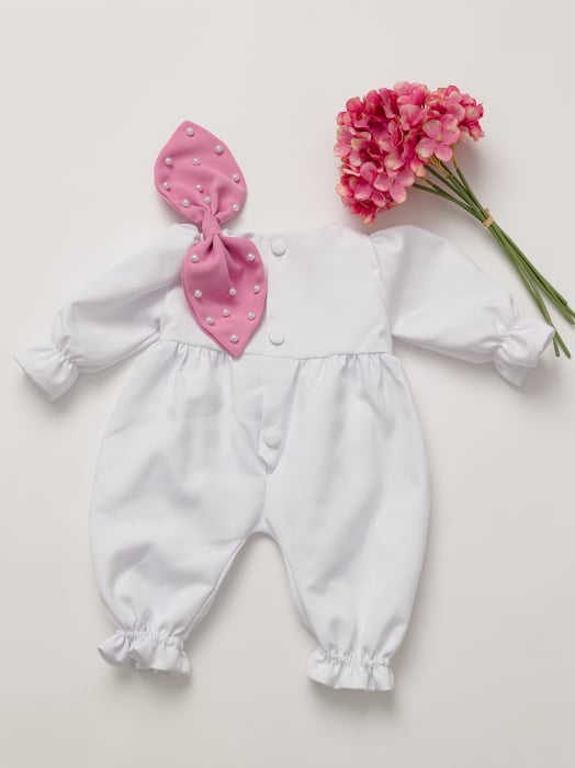 Salopeta botez fetita Annelise by Little Claire [2]