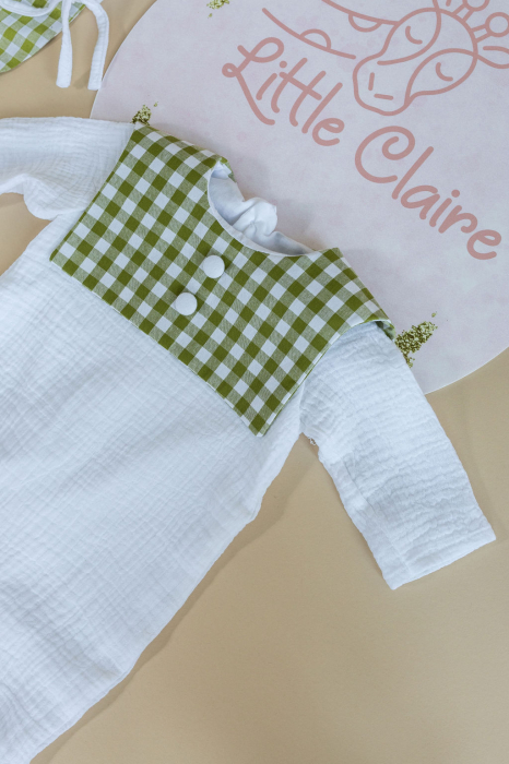 Salopeta baietel muselina Mateo by Little Claire [4]