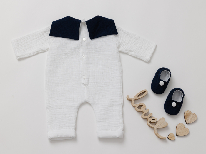 Salopeta botez baietel Edgar by Little Claire [3]