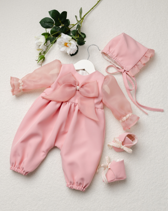 Salopeta botez fetita Blush Joy [5]