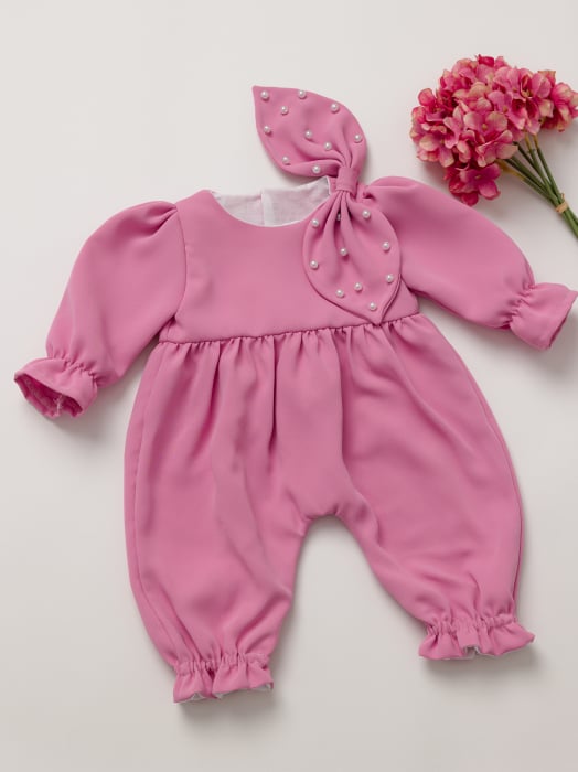 Salopeta botez fetita Selina by Little Claire [14]