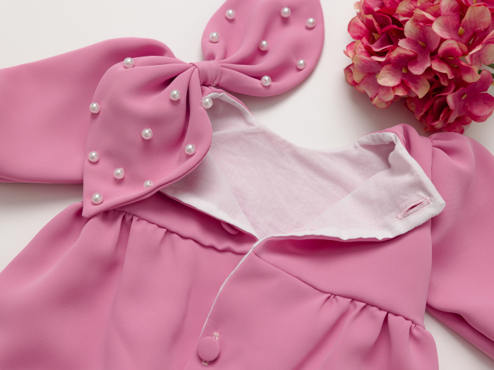 Salopeta botez fetita Selina by Little Claire [4]