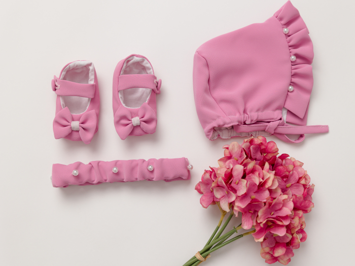 Salopeta botez fetita Selina by Little Claire [5]