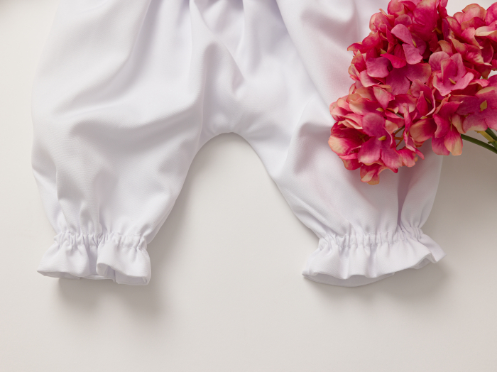 Salopeta botez fetita Zoe by Little Claire [6]
