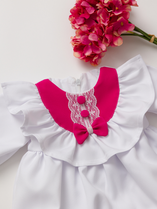 Salopeta botez fetita Zoe by Little Claire [3]