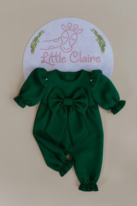 Salopeta Green Fairy cu fundita personalizabila [2]