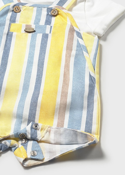 Set baietel Savana tricou si salopeta [2]