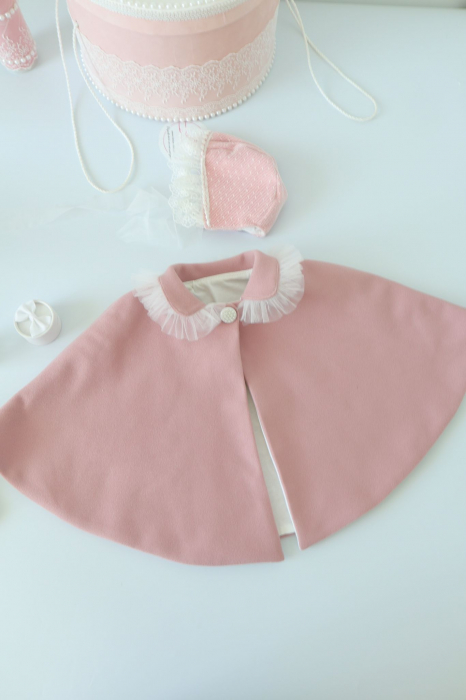 Set botez Agatha roz pudra [8]