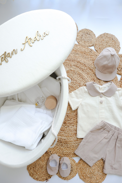 Set botez baietel Leonard by Little Claire [4]