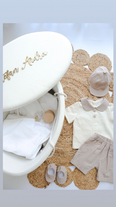 Set botez baietel Leonard by Little Claire [3]