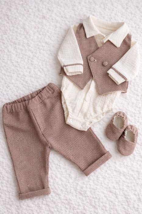 Set botez baietel Sebastian Grenat [3]