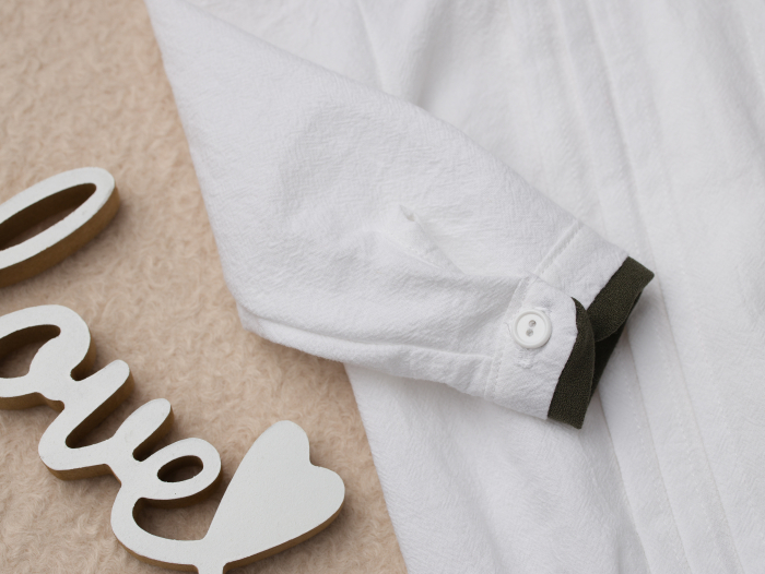 Set Botez Băieți Personalizat Liam– Costum cu Bretele, Cufăr Catifea & Trusou Muselină OEKO-TEX® [6]