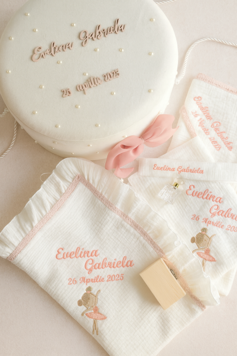 Set botez Blush Joy muselina [19]