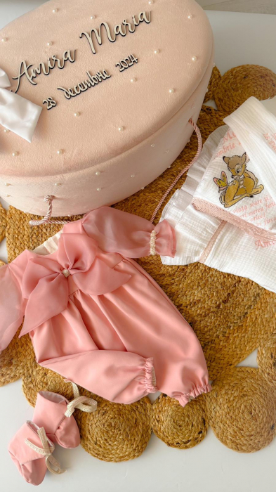 Set botez Blush Joy muselina [11]