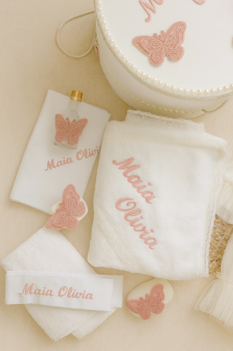 Set Botez Fetiță Fluturi Irina - Little Claire [3]