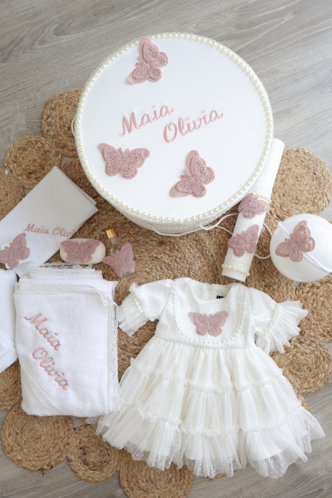 Set Botez Fetiță Fluturi Irina - Little Claire [6]