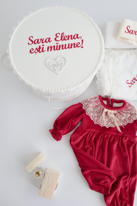 Set botez fetita Candy Cane- Little Claire [3]
