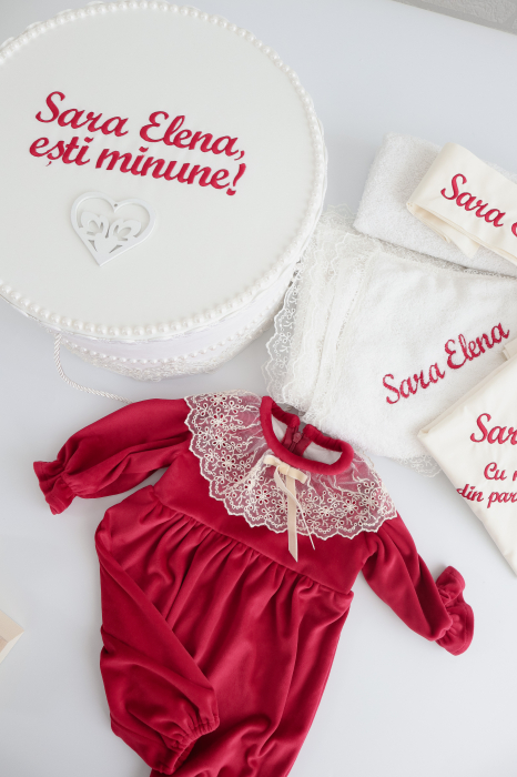 Set botez fetita Candy Cane- Little Claire [4]