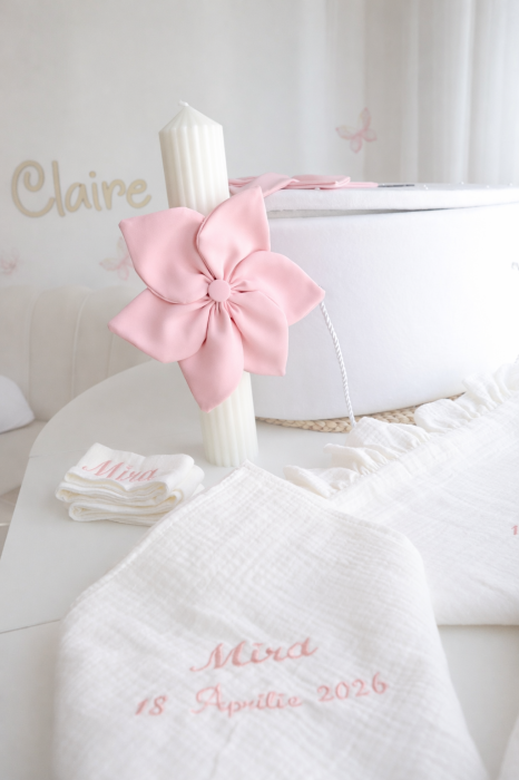 Set botez fetita Pastel Blossom [8]