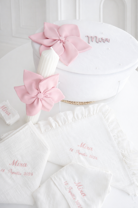 Set botez fetita Pastel Blossom [3]