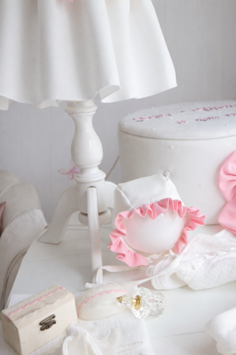 Set Botez Fetiță Personalizat Premium cu Rochiță și Trusou din Muselină – LittleClaire [12]