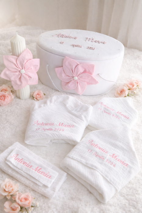 Set botez fetite materiale premium - Celeste by Little Claire [2]