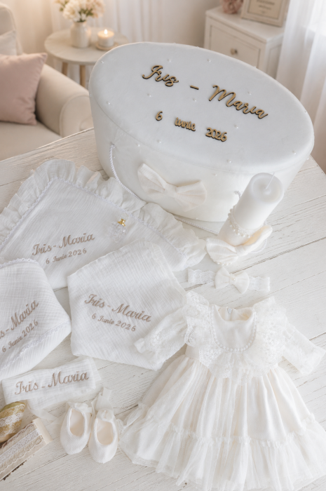 Set botez Lace Heirloom – eleganță delicată pentru o zi de poveste [3]