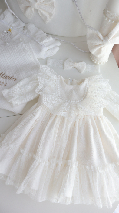 Set botez Lace Heirloom – eleganță delicată pentru o zi de poveste [4]