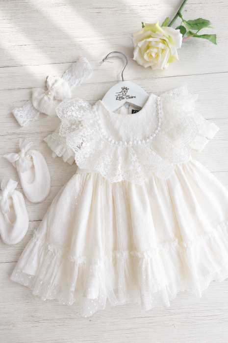 Set botez Lace Heirloom – eleganță delicată pentru o zi de poveste [8]