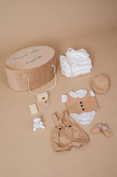 Set botez Little Gentleman- varianta muselina [3]